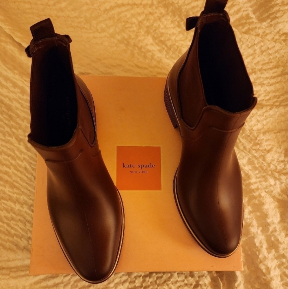 Kate Spade Rain Boots Size 10